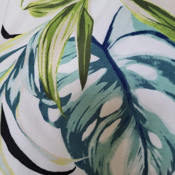 Chicos T Shirt Womens Small / Chicos 0 Floral Casual Tropical Summer Resort - Picture 5 of 10